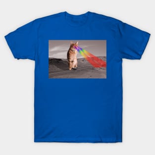 Space Cat vs Desert Diner T-Shirt